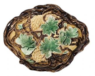 Rare GS&H Etruscan Majolica Pottery Plate or Bowl