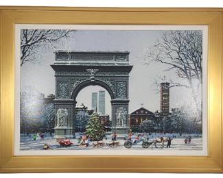 Alexander Chen Signed Washington Park LE Giclee