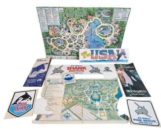 Vintage Sea World Maps Brochures Ephemera