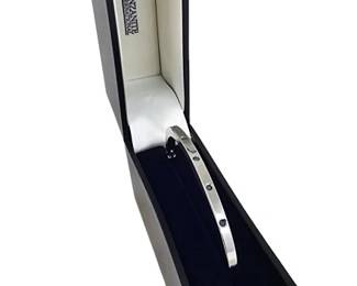 Tanzanite International Flush Set Bangle Bracelet