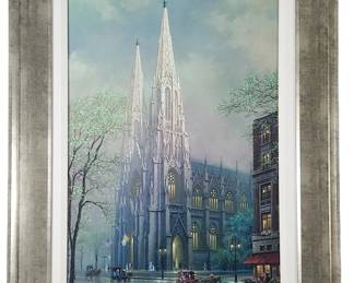 Alexander Chen St. Patrick's Spring Signed Canvas