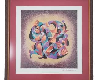 A. Krasnyansky Poetry in Motion Seriolithograph