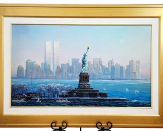 Alexander Chen Signed I Love NY Giclee on Canvas