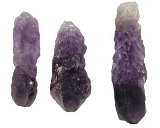 Large Natural Amethyst with Deep Purple Tips