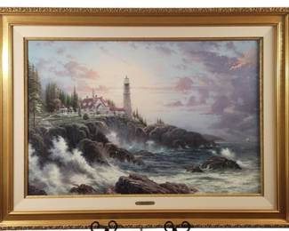 Thomas Kinkade Clearing Storms Gallery Proof