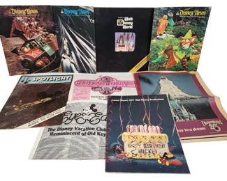 Vintage Disney World Publications Disneyland EPCOT