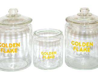Golden Flake Jars