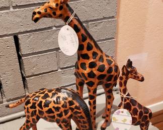 Leather Giraffe's 