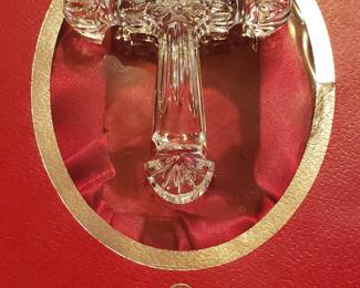 Waterford Annual Cross Ornament