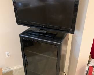 TV, media cabinet