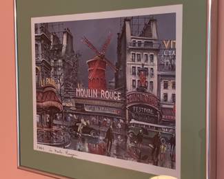 Moulin Rouge signed print