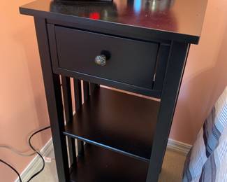 Sleek narrow night stand