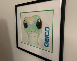 Art, Geico gecko 