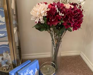 Wegwood plaques and ice bucket