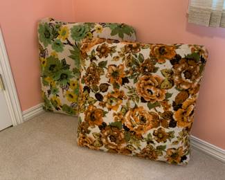 Vintage accent pillows