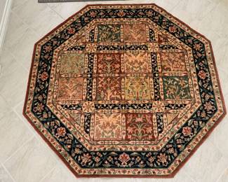 Octagon area rug