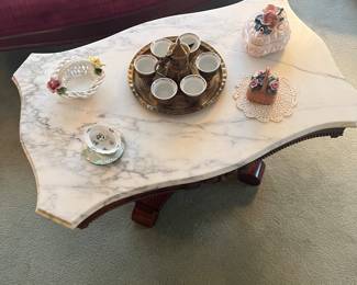 Marble top table