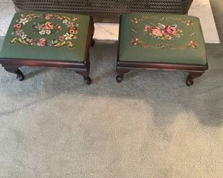 Needle point stools