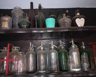 Plus Vintage MILK Bottles...