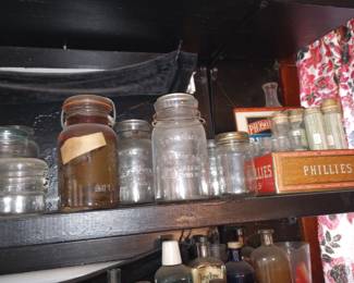 Antique canning jars, vintage canning jars.