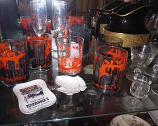 Rare "New York City" Old Fashion Whiskey Glasses Set, pre Twin Towers..