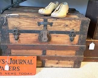 Antique Trunk & Memorabilia