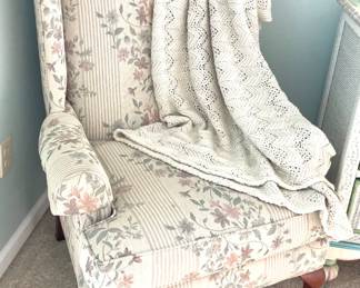 Queen Ann Wing Back Chair