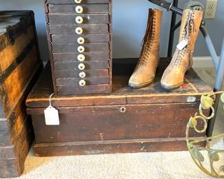 Primitive Chest and File Drawers
