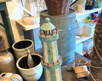 Antique Painted Barrel