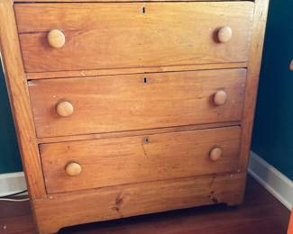 Primitive 3 Drawer Chest