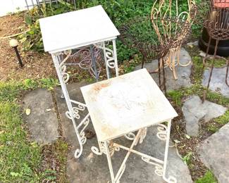 Metal Tables & Planters