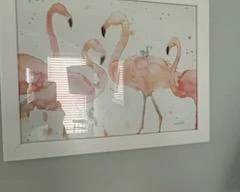Flamingo art