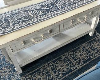 Coastal chic coffee table