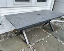 Picnic table with 8 chairs