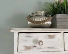 Mirror glass candle holder