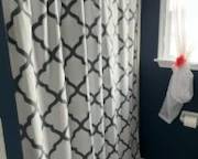 Stylish shower curtain