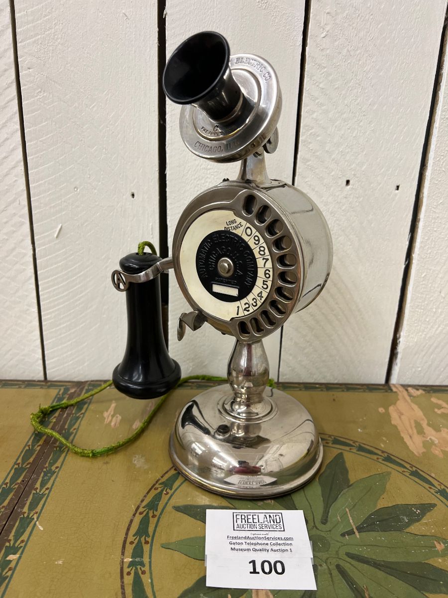 rare STROWGER Dial Candlestick Telephone