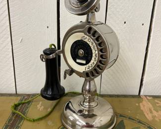 rare STROWGER Dial Candlestick Telephone