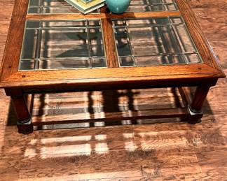 Coffee Table with glass squares