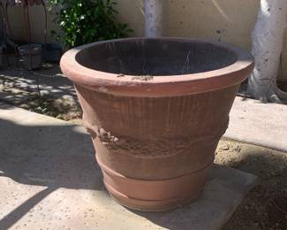 Three Large Terra Cotta Italian Pots