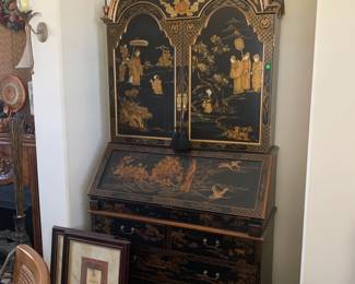 Tall Oriental Writing Desk