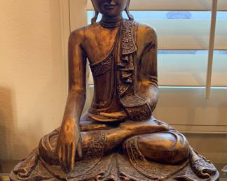 Seated Gilt Buddha from Thailand