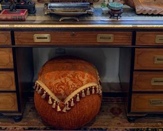 Rare Bakers 1970s Champaign Style Desk