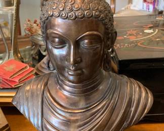Bronze Buddha Head