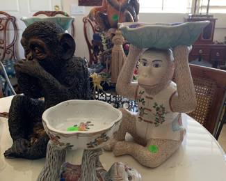 Fabulous Porcelain Monkey Collection