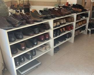 90+ pairs of shoes and boots, 8-8 1/2