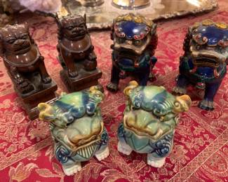 Selection of Foo Dogs 