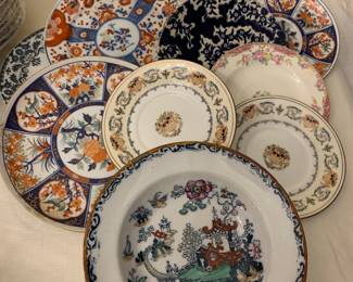Assorted Antique and Vintage Plates