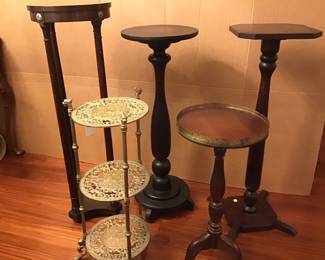 Assorted Pedestal Statue/Plant Stands