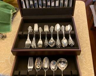 Set of Godinger Silver plate Flatware in Box
